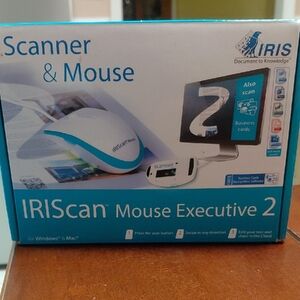 IRIScan Mouse Executive 2, an all-in-one scanner and mouse device.  BB3